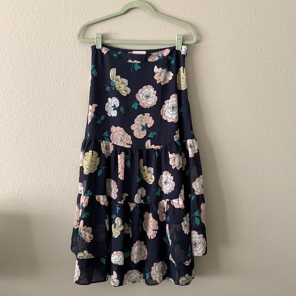 NWT Loft Midi Skirt